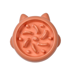 Pet Dog Cat Slow Feeding Bowls Anti Choking