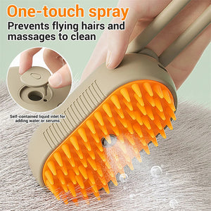 3 In 1 Electric Spray Cat Hair Brushes For Massage