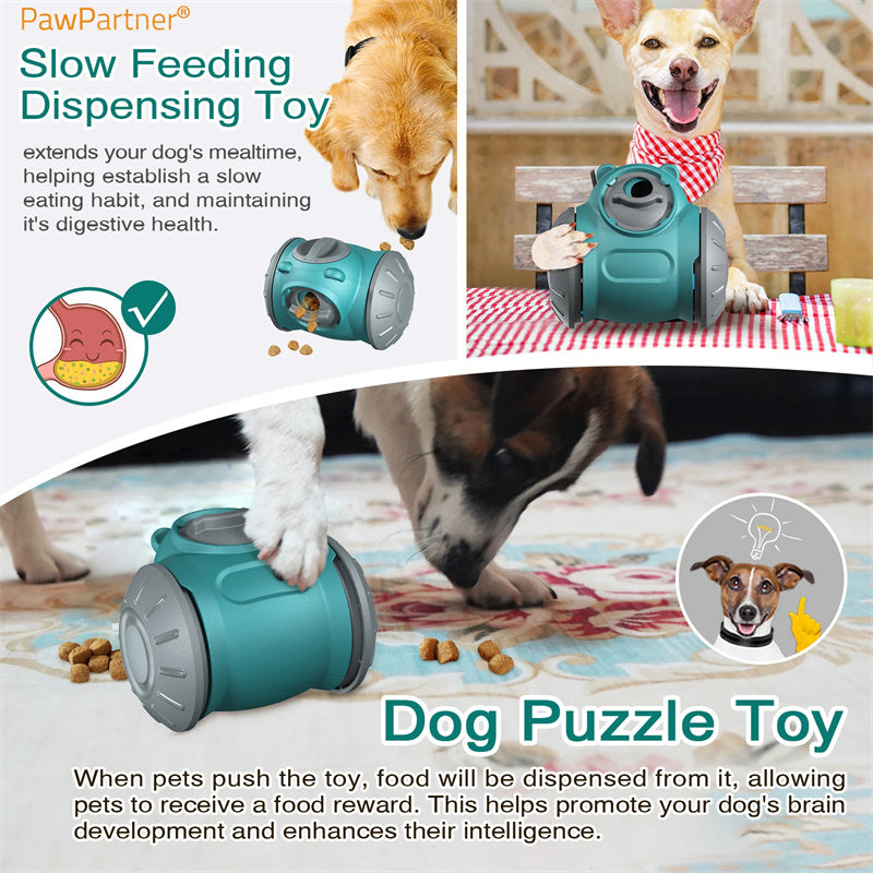 Interactive Dog Tumbler Toy – IQ-Boosting Slow Feeder for Small & Medium Dogs & Cats