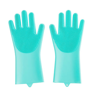 Small Dog Cat Massage Pet Grooming Gloves
