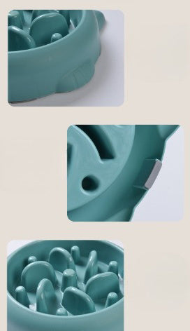 Pet Dog Cat Slow Feeding Bowls Anti Choking