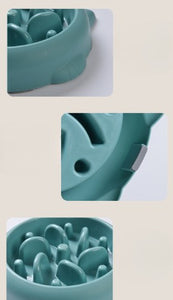 Pet Dog Cat Slow Feeding Bowls Anti Choking
