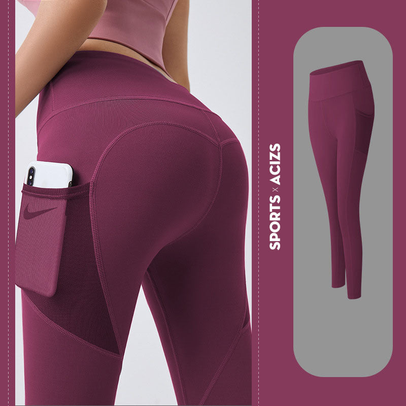 Yoga Pants Women Tummy Control Jogging Tights Female Fitness Pants
