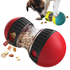 Interactive Food Dispensing Dog Toy – Tumbler Puzzle Feeder for Slow Eating & IQ Boost