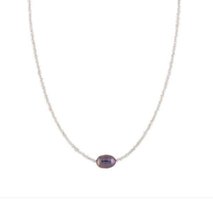 Artistic Vintage Bead Necklace Natural Freshwater Pearl