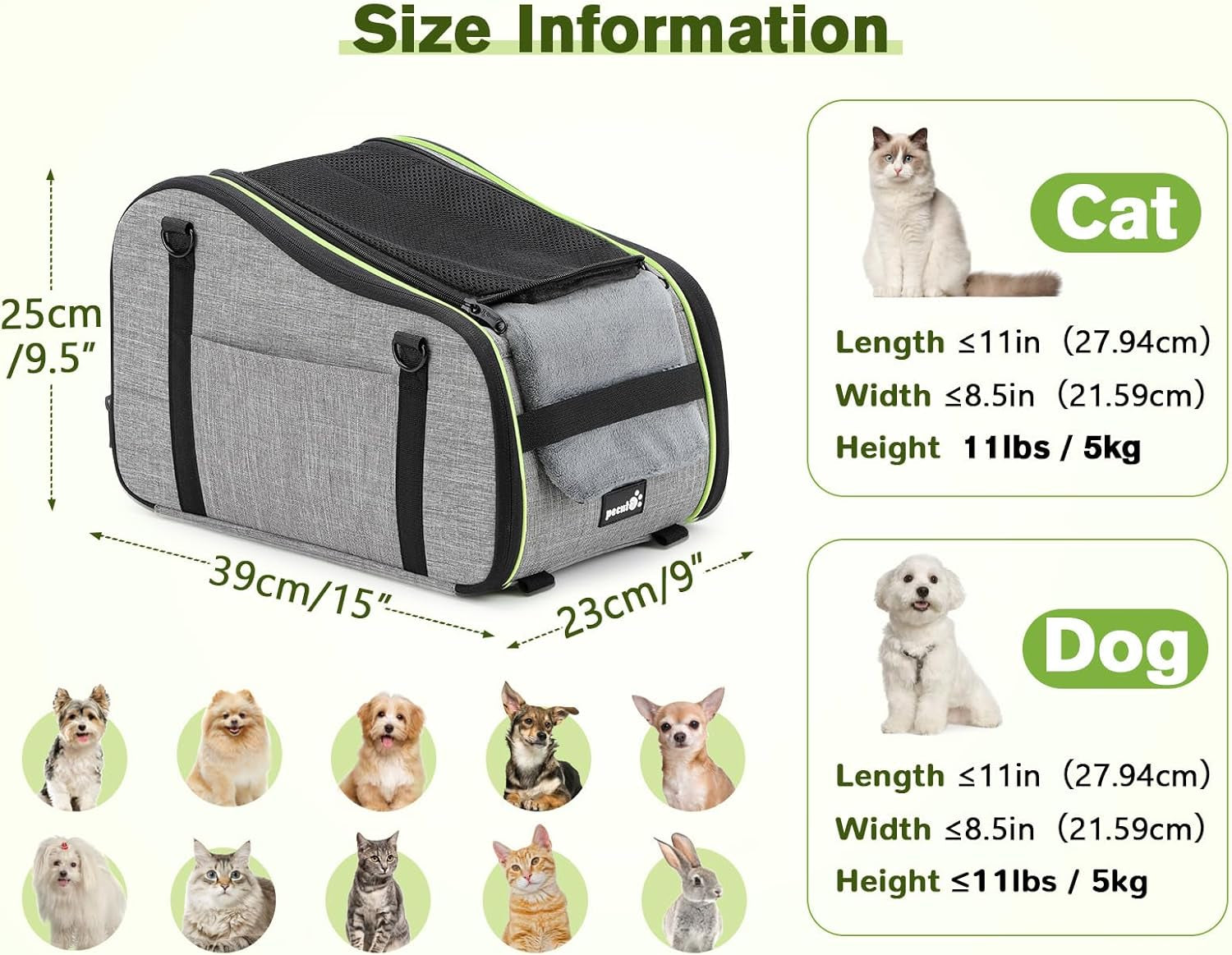 Console Dog Car Seat Dog Armrest Booster Seat, Soft Pad Center Console Dog Car Seat for Puppy, Puppy Car Seat Pet Booster Seat with Safe Strap, Suitable for Small Dog up To11Bls