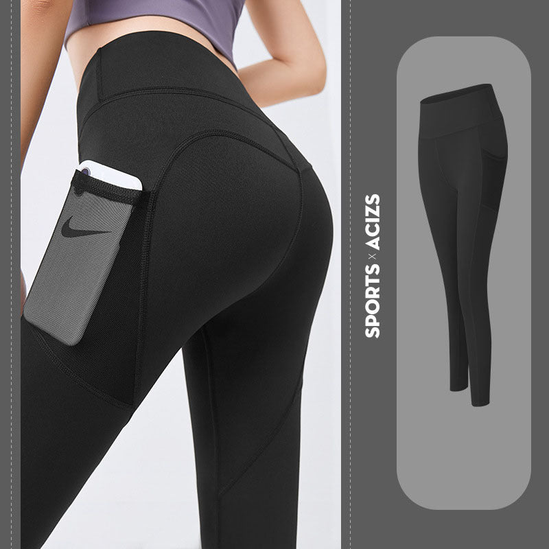 Yoga Pants Women Tummy Control Jogging Tights Female Fitness Pants