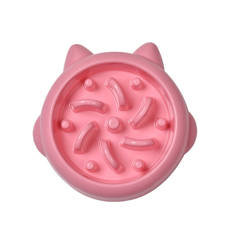 Pet Dog Cat Slow Feeding Bowls Anti Choking