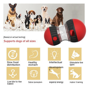 Interactive Food Dispensing Dog Toy – Tumbler Puzzle Feeder for Slow Eating & IQ Boost